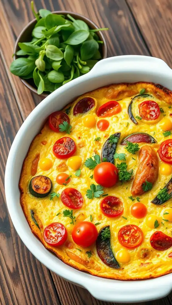 healthy vegetable breakfast dish