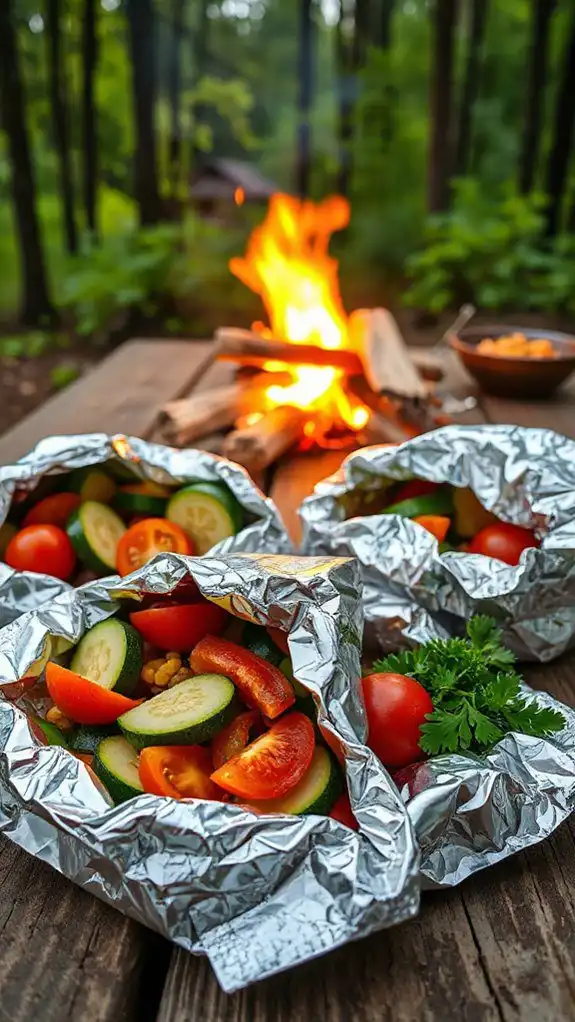 healthy vegetable foil packets
