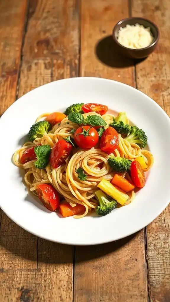 healthy vegetable pasta dish healthy vegetable pasta dish