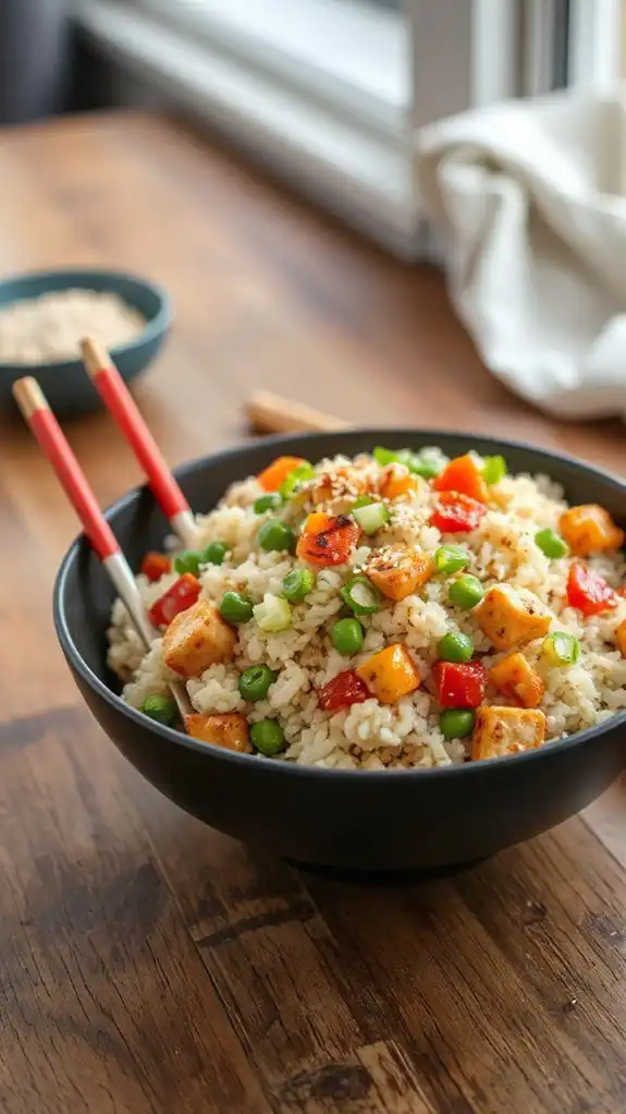 healthy vegetable rice alternative