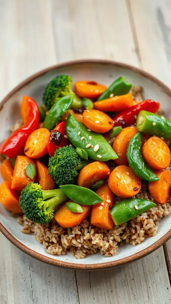 healthy vegetable rice dish