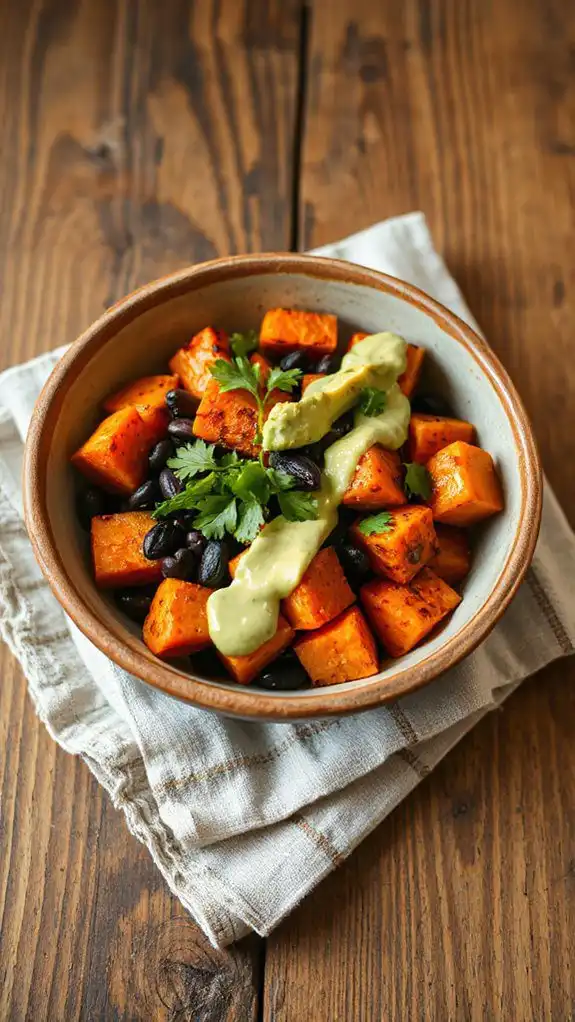 healthy vegetarian grain bowl