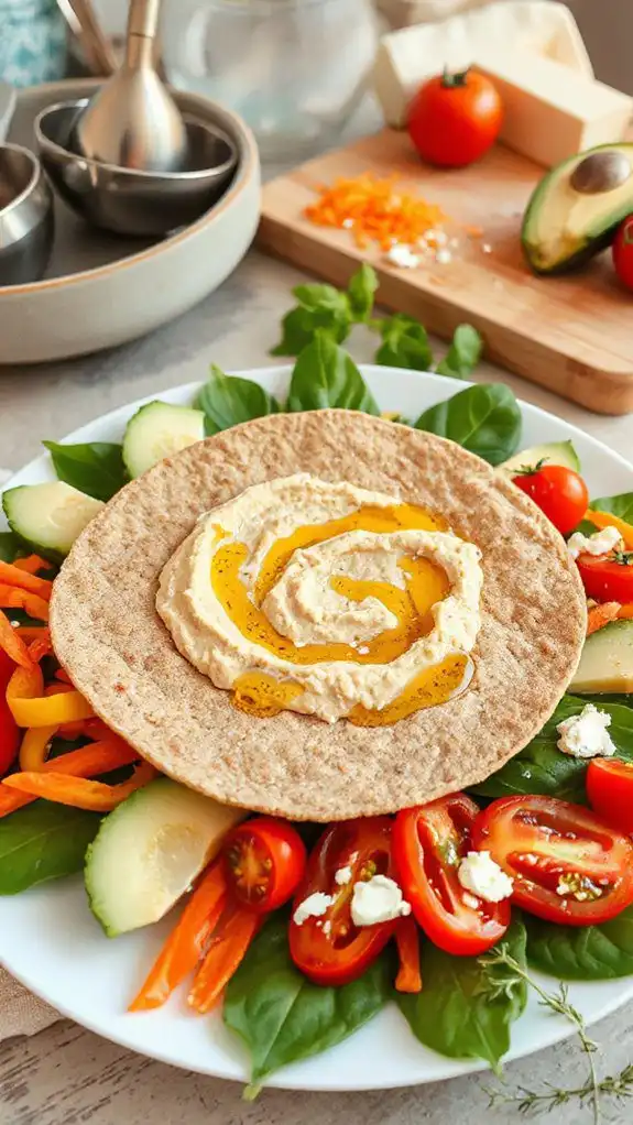 healthy vegetarian wrap option healthy vegetarian wrap option