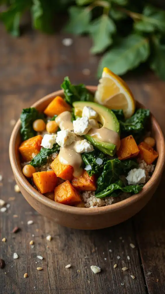 healthy veggie power bowl