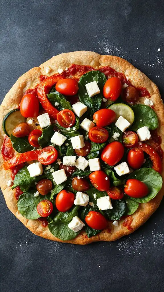 healthy whole wheat pizza