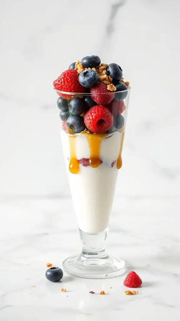healthy yogurt breakfast layers
