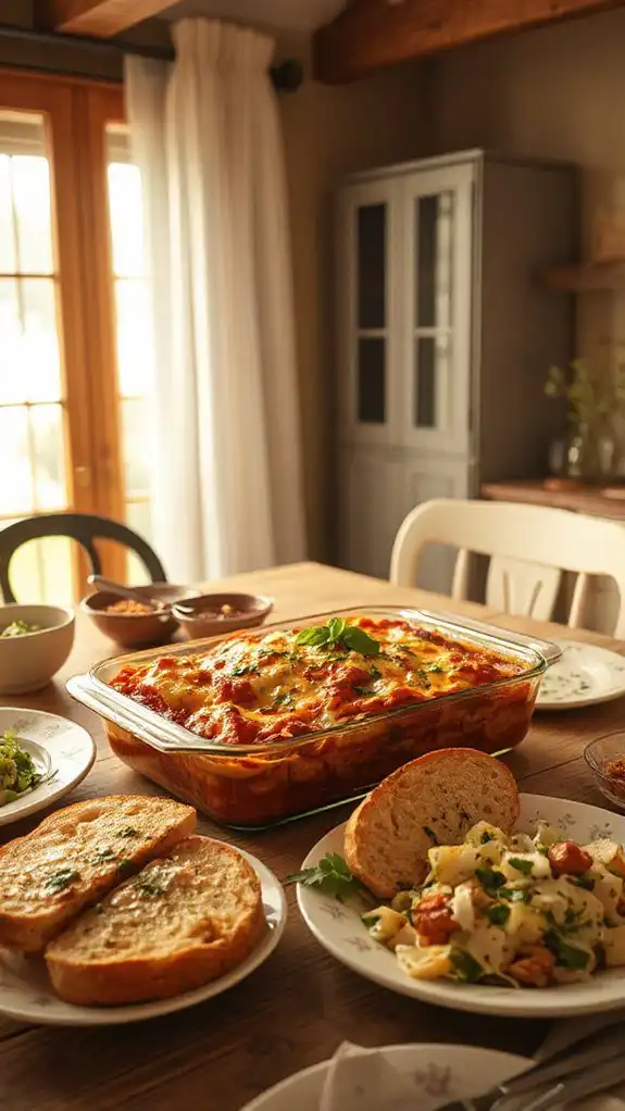 hearty baked pasta dish