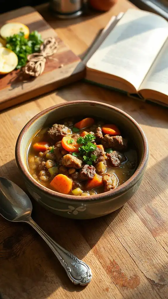 hearty beef and barley soup hearty beef and barley soup