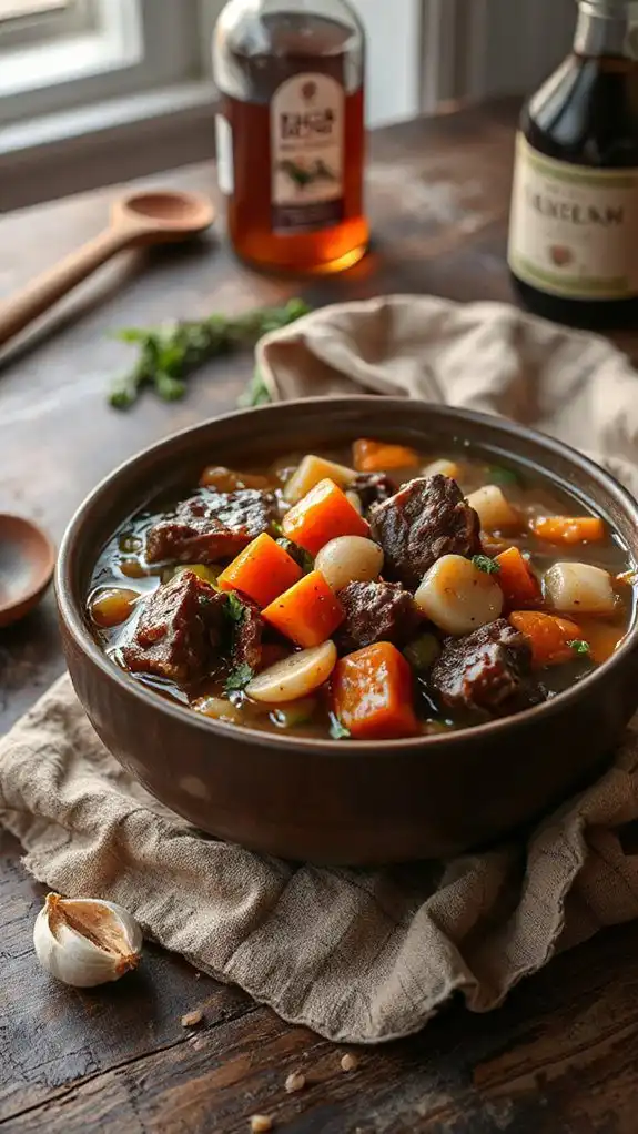 hearty beef barley soup