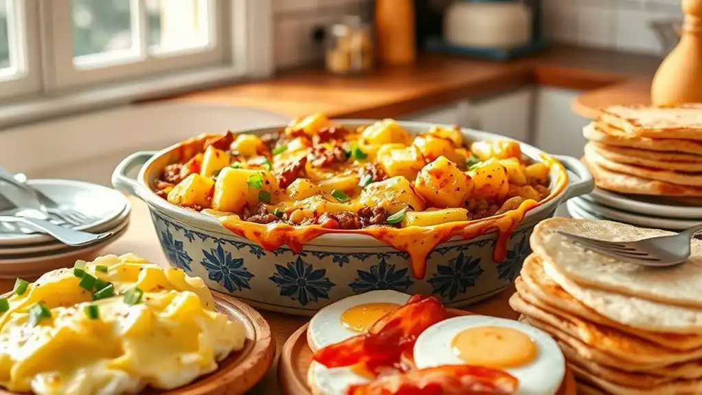 hearty breakfast casserole dish