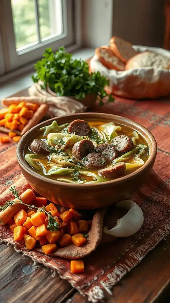 hearty cabbage sausage soup hearty cabbage sausage soup