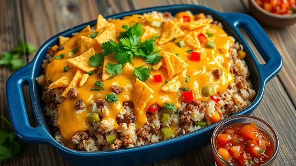 hearty casserole with rice