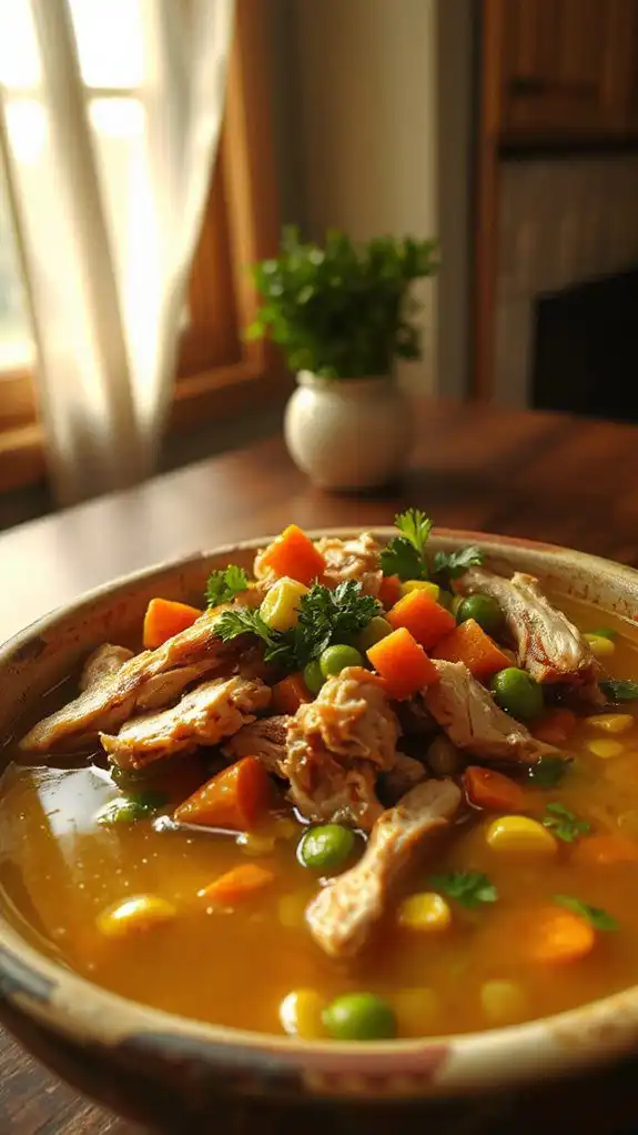 hearty chicken vegetable soup