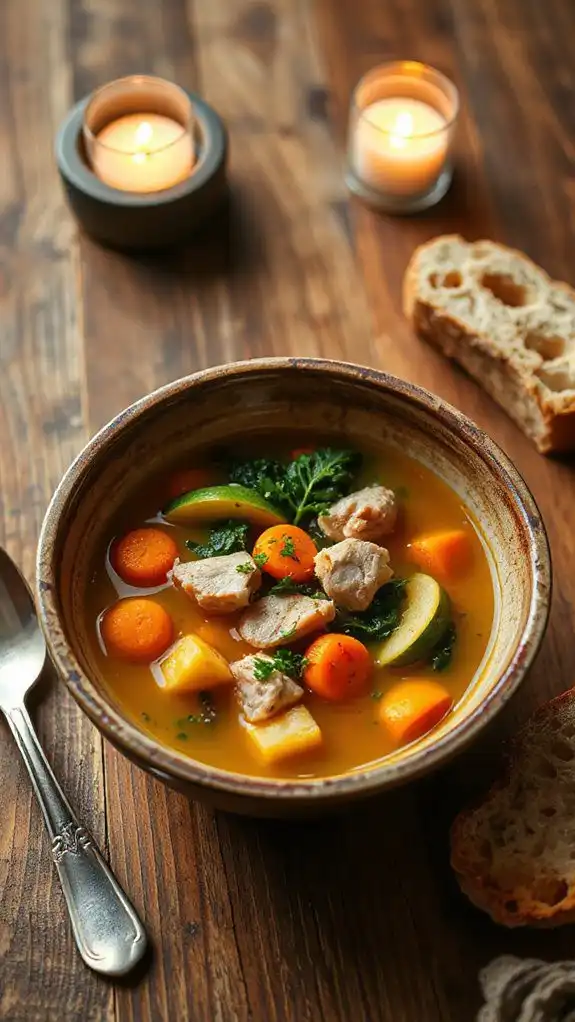 hearty chicken vegetable soup