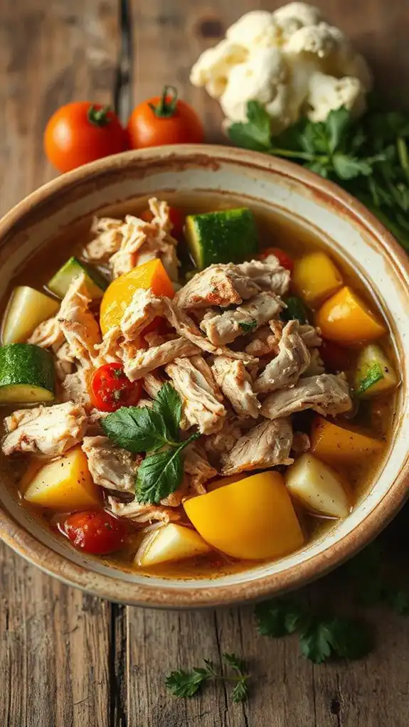 hearty chicken vegetable soup