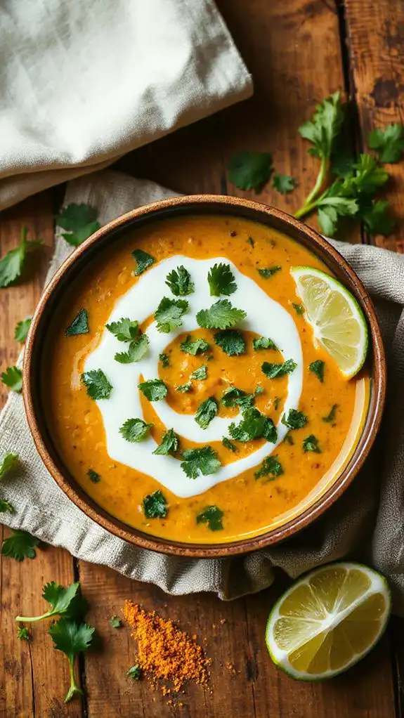 hearty coconut curry soup