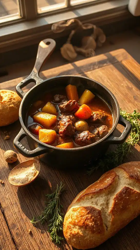 hearty comforting beef stew