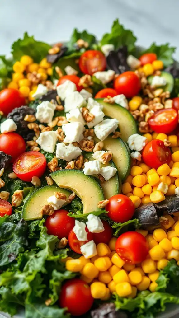 hearty filling dinner salads