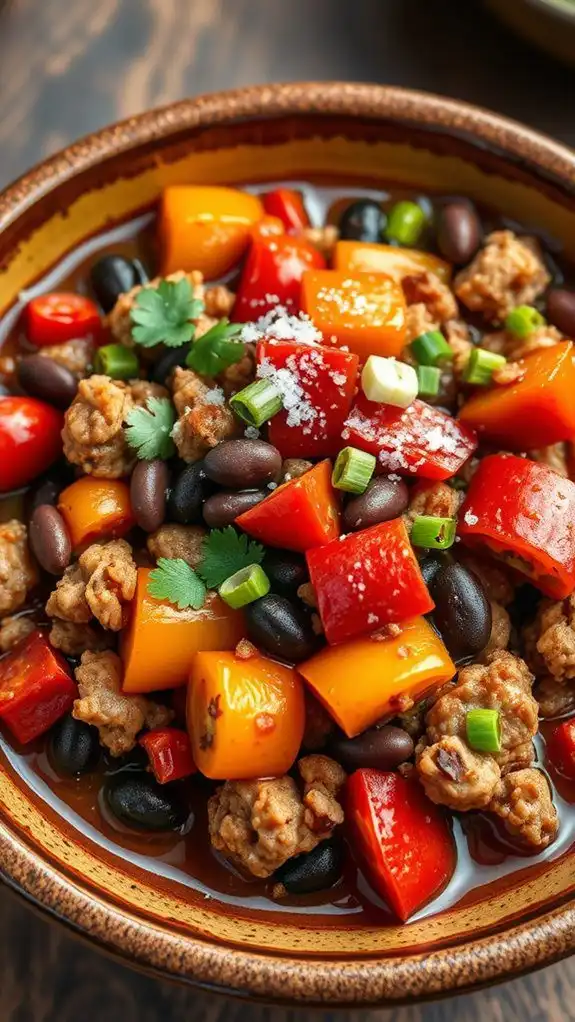 hearty ground turkey chili