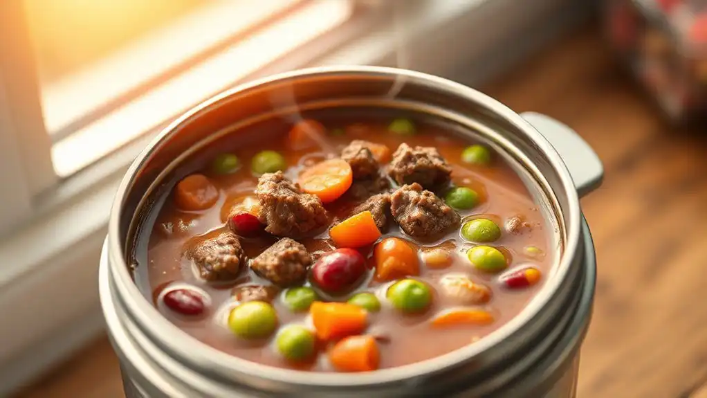 hearty hamburger bean soup