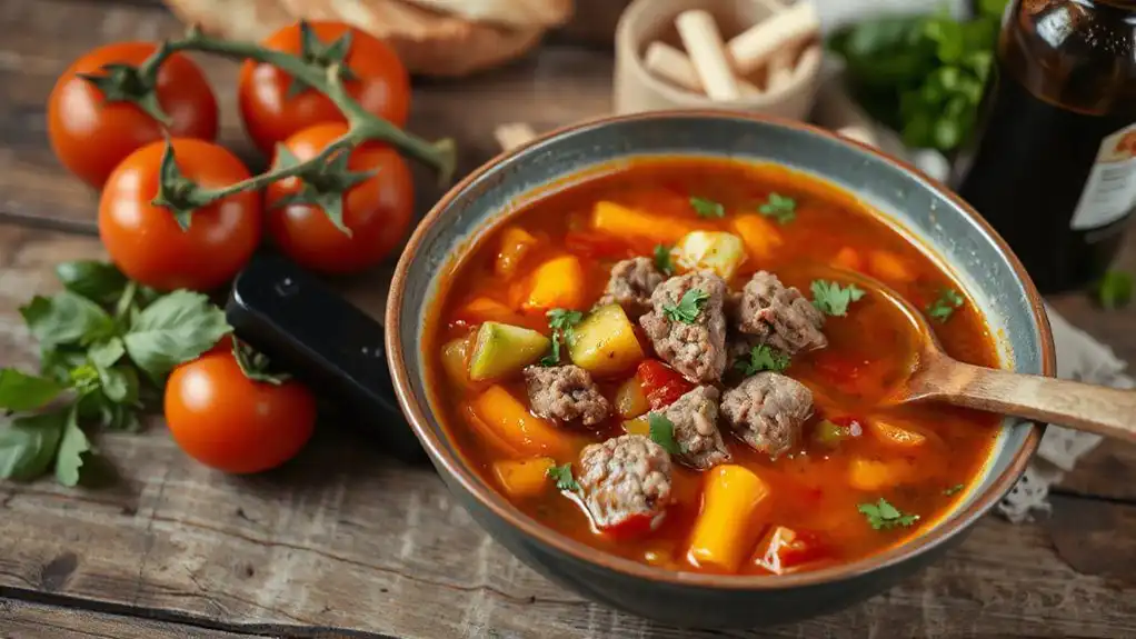hearty italian soup dish