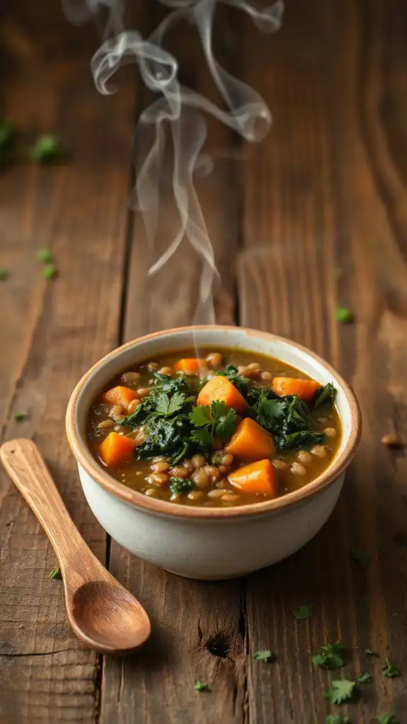 hearty kale and lentils hearty kale and lentils