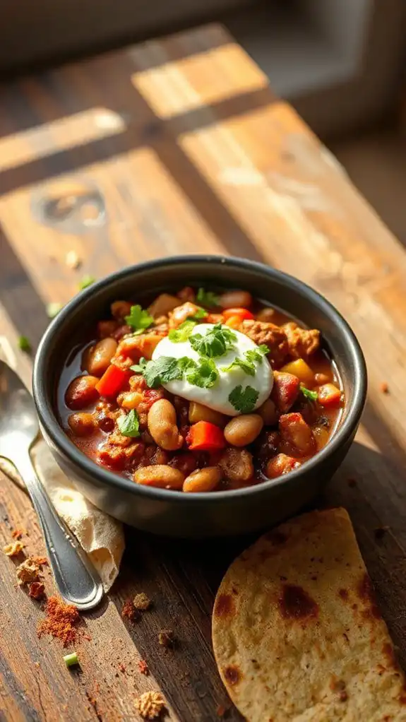 hearty kidney bean chili