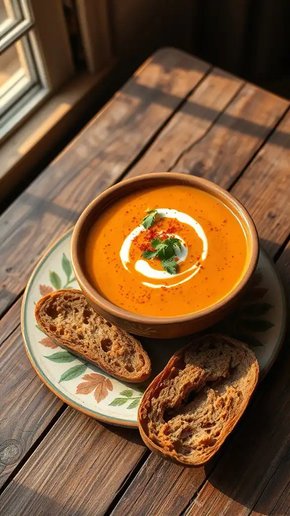 hearty lentil carrot soup