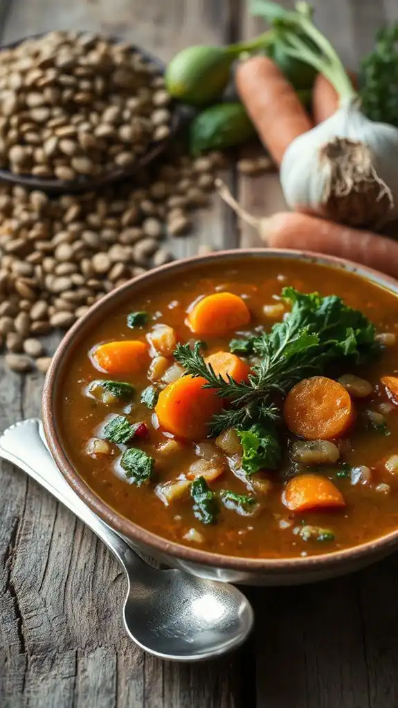 hearty lentil soup recipe