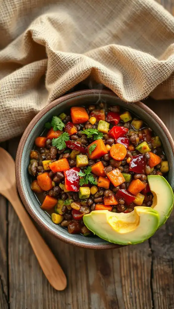 hearty lentil vegetable chili hearty lentil vegetable chili