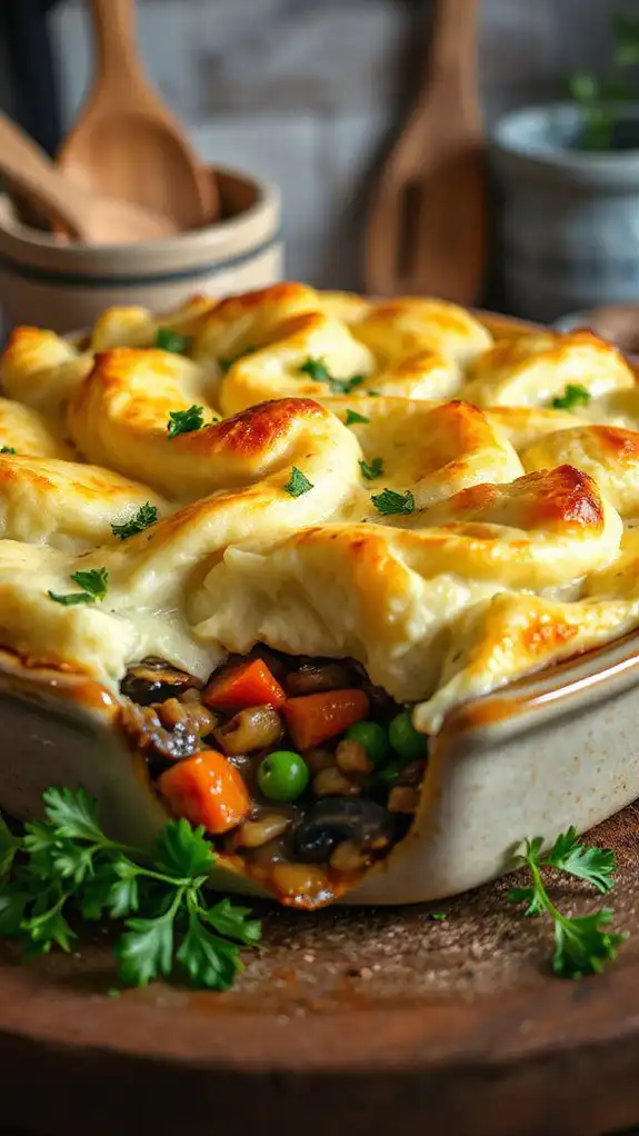 hearty lentil vegetable dish
