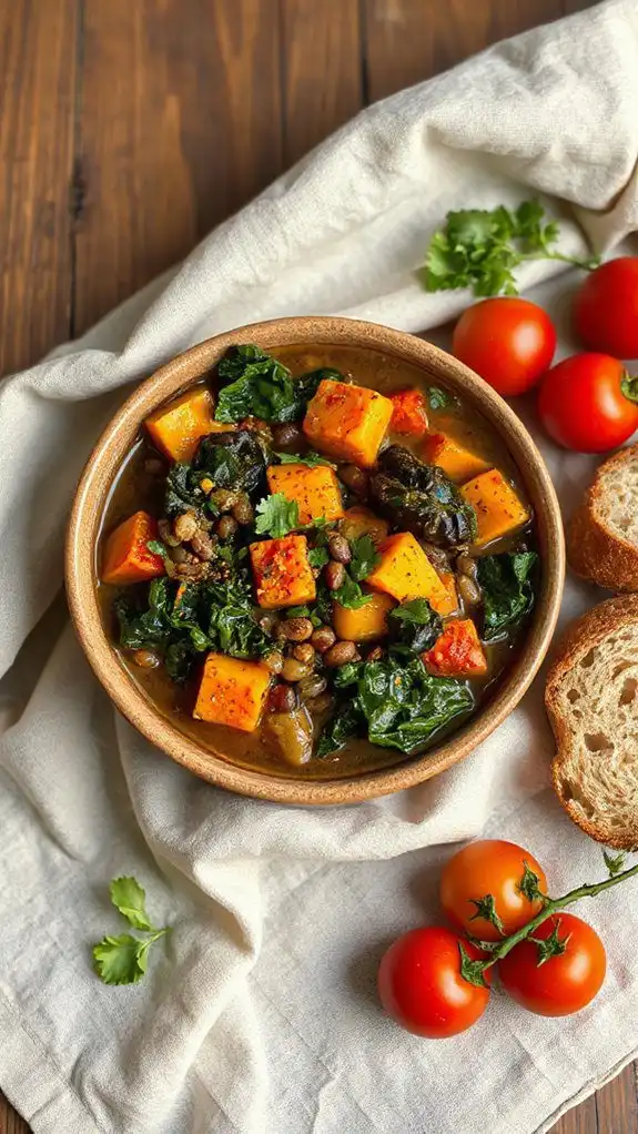 hearty lentil vegetable stew