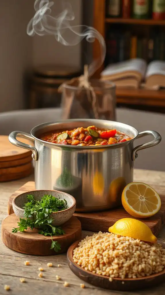 hearty moroccan chickpea stew