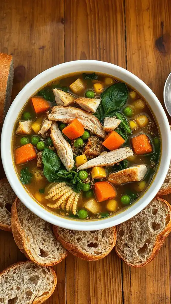 hearty quinoa chicken soup hearty quinoa chicken soup