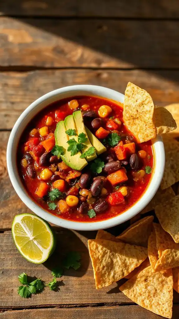 hearty vegetable chili recipe