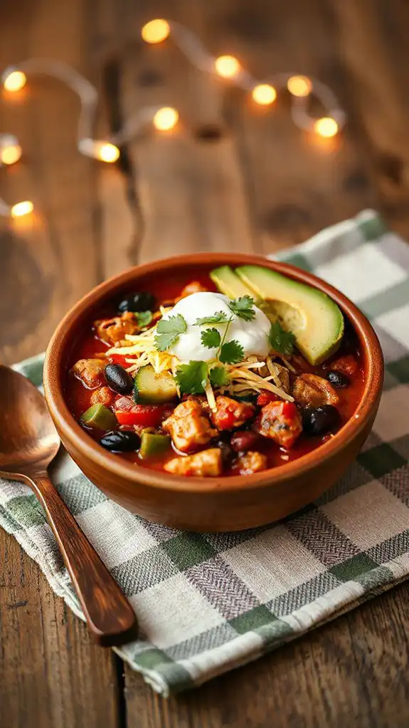 hearty vegetable chili recipe