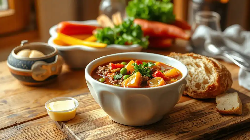 hearty vegetable hamburger soup hearty vegetable hamburger soup