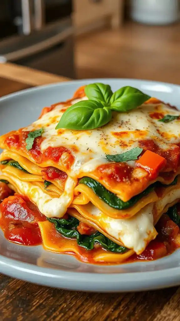 hearty vegetable layered dish