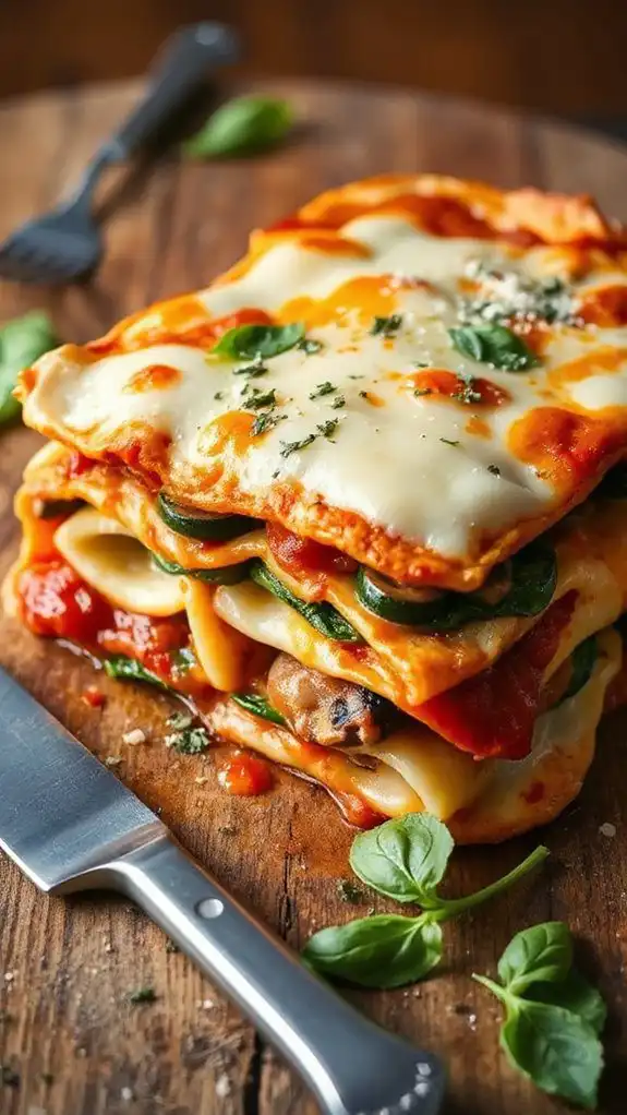hearty vegetable layered dish