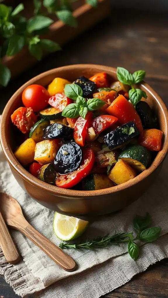 hearty vegetable medley bake