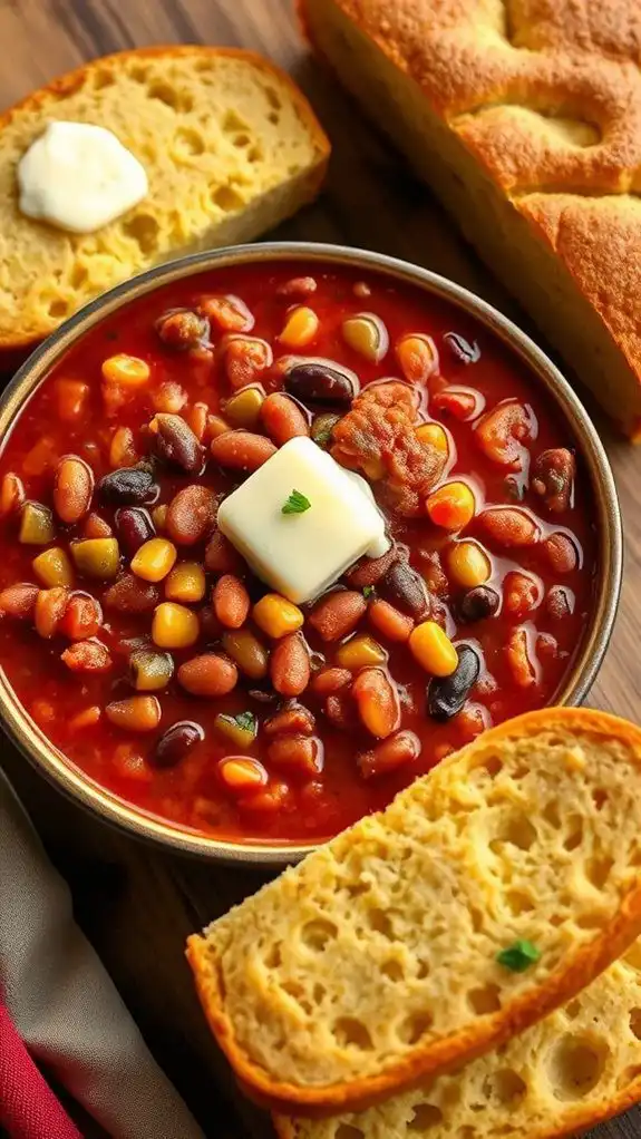 hearty vegetarian chili recipe