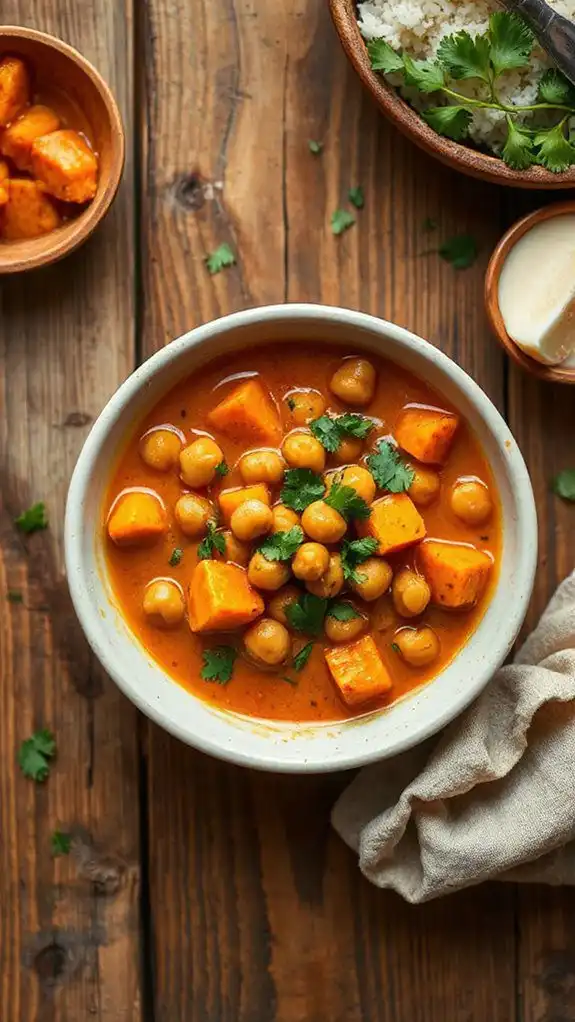 hearty vegetarian curry dish