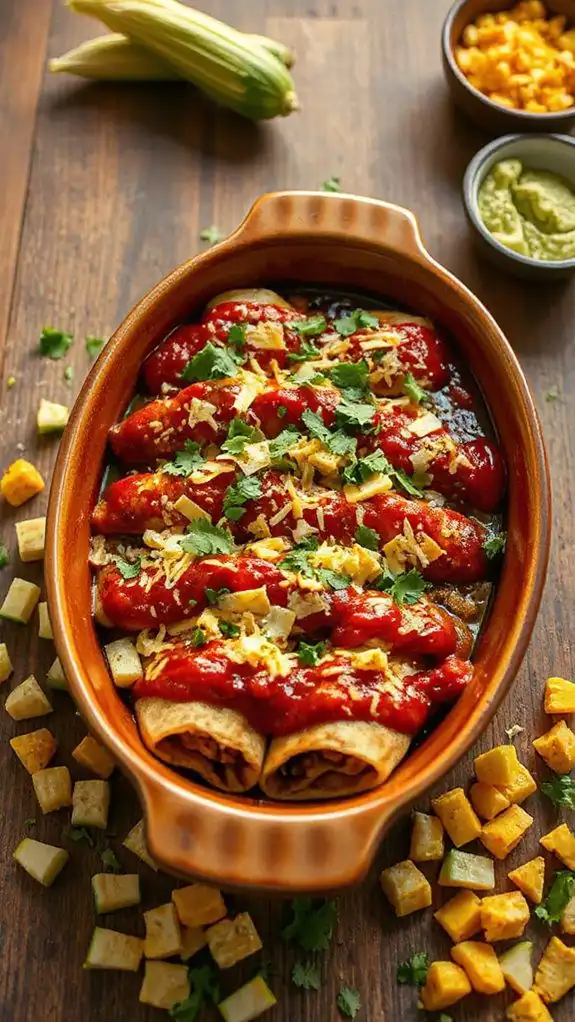 hearty vegetarian enchilada recipe hearty vegetarian enchilada recipe