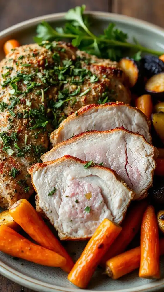 herb crusted pork recipe