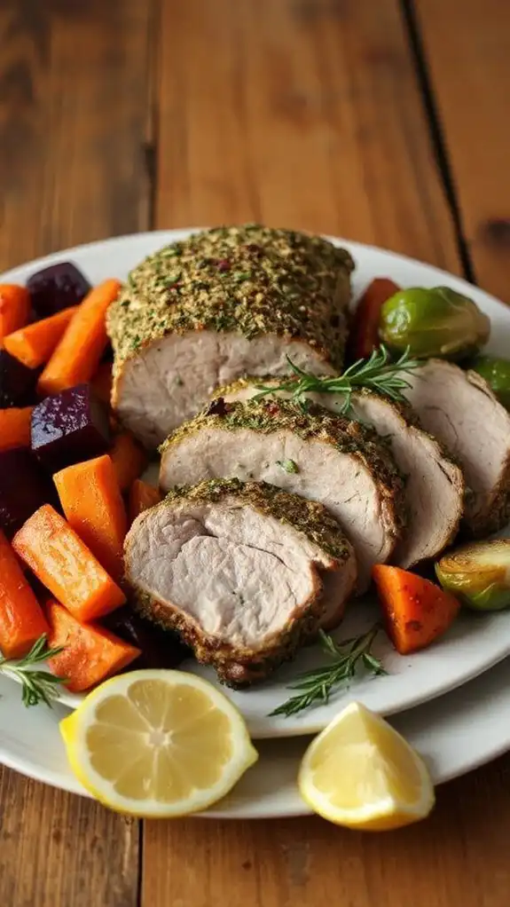 herb crusted pork tenderloin recipe