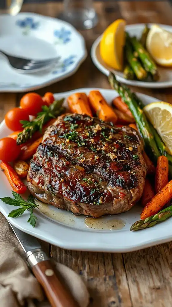 herb crusted steak recipe