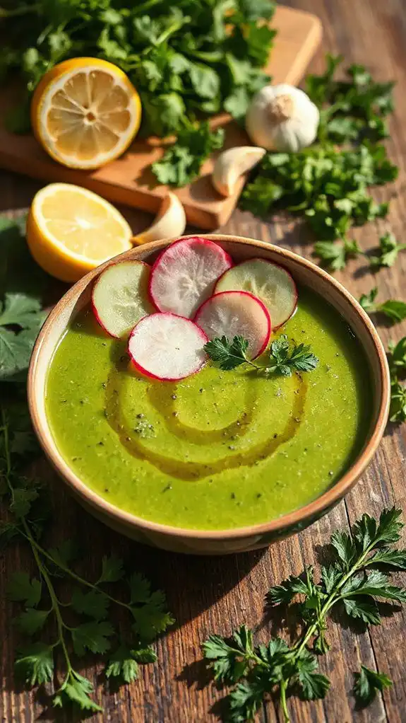 herb infused cold soup recipe
