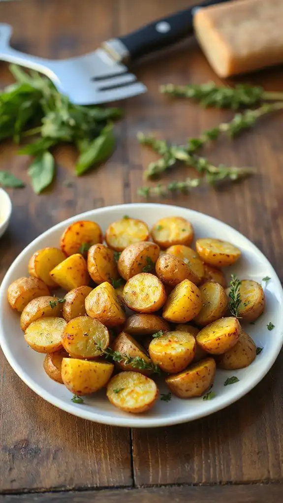 herb infused crispy potatoes herb infused crispy potatoes