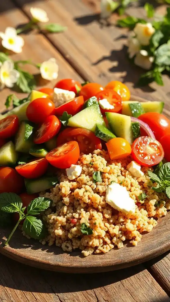 herb infused quinoa salad recipe