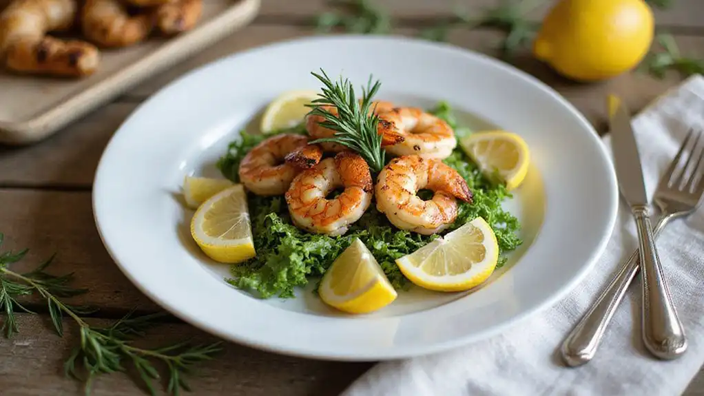 herb infused seafood dish herb infused seafood dish
